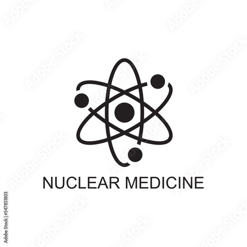 nuclear medicine icon , medical icon