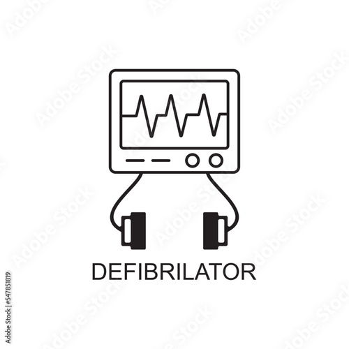defibrillator icon , medical icon vector