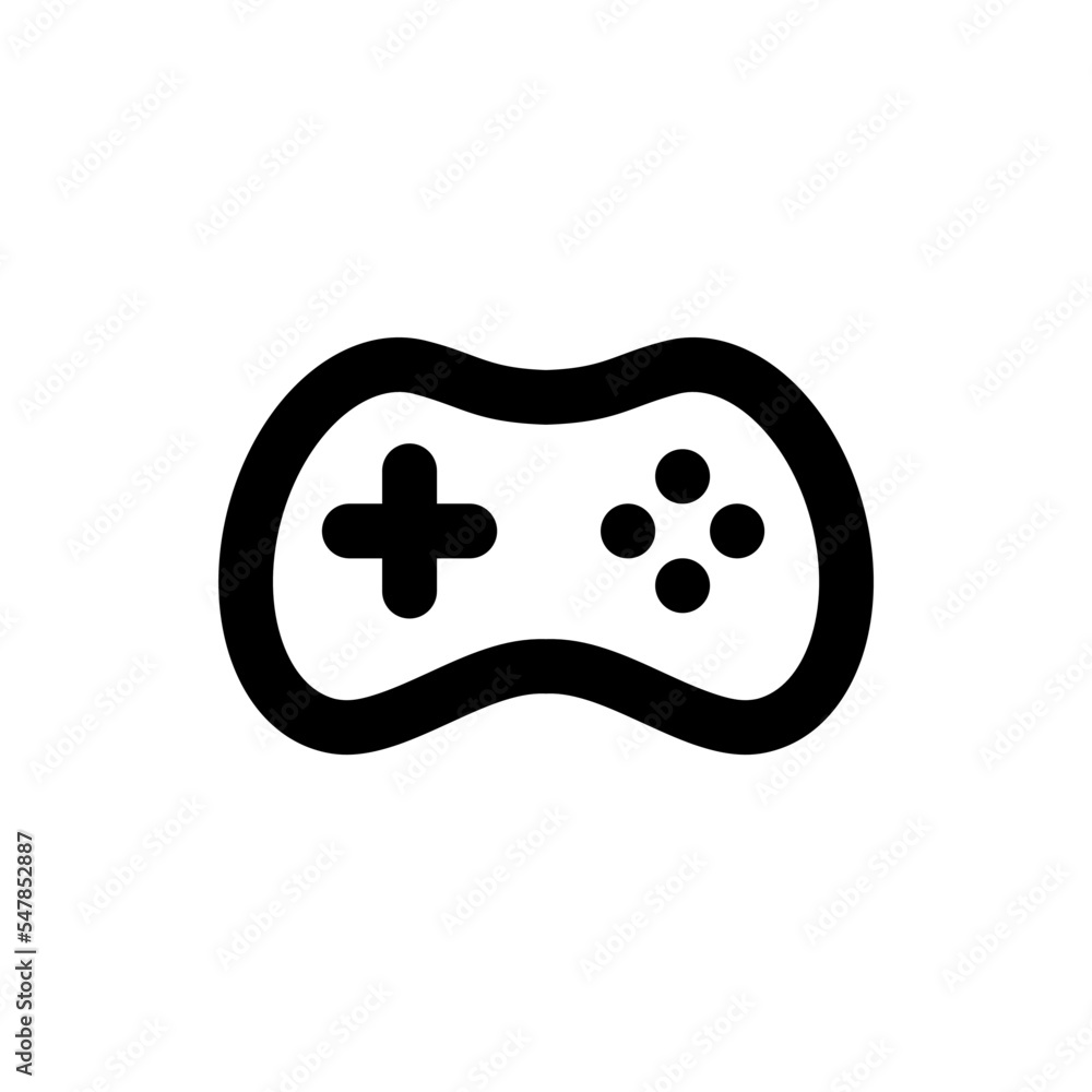 Game controller, line web or mobile interface vector icon Game controller, line web or mobile interface vector icon