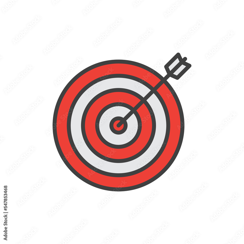 Goal icon on white background Goal icon on white background