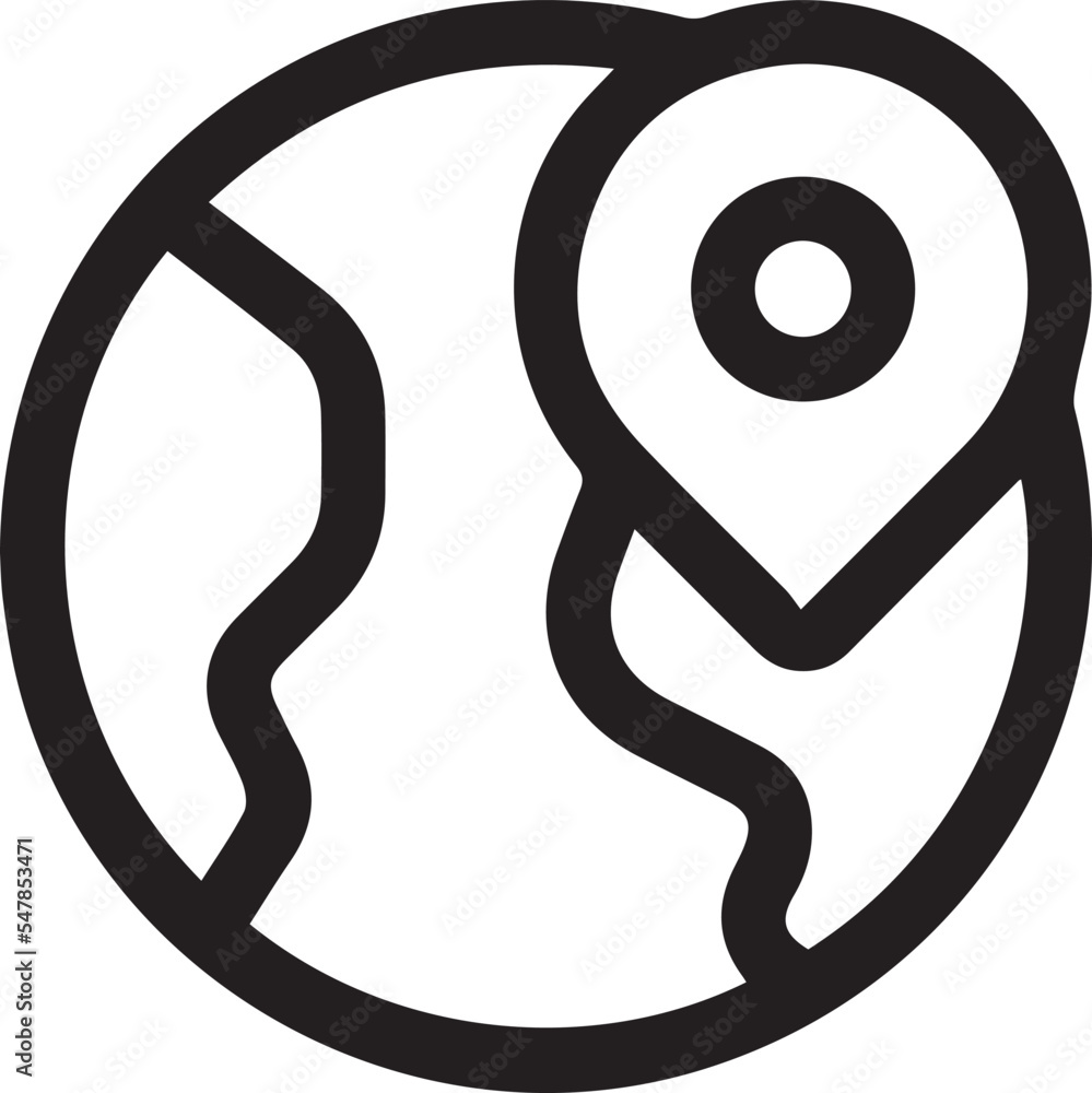 Planet Earth and map pin icon. Earth globe and map labels. Modern graphic elements for web banners, web sites, printed materials, infographics. Flat design vector illustration. Planet Earth and map pin icon. Earth globe and map labels. Modern graphic elements for web banners, web sites, printed materials, infographics. Flat design vector illustration.