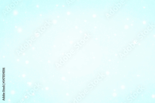 Pastel blue sky with snowfall background. Christmas, New Year and all celebration backgrounds concepts.