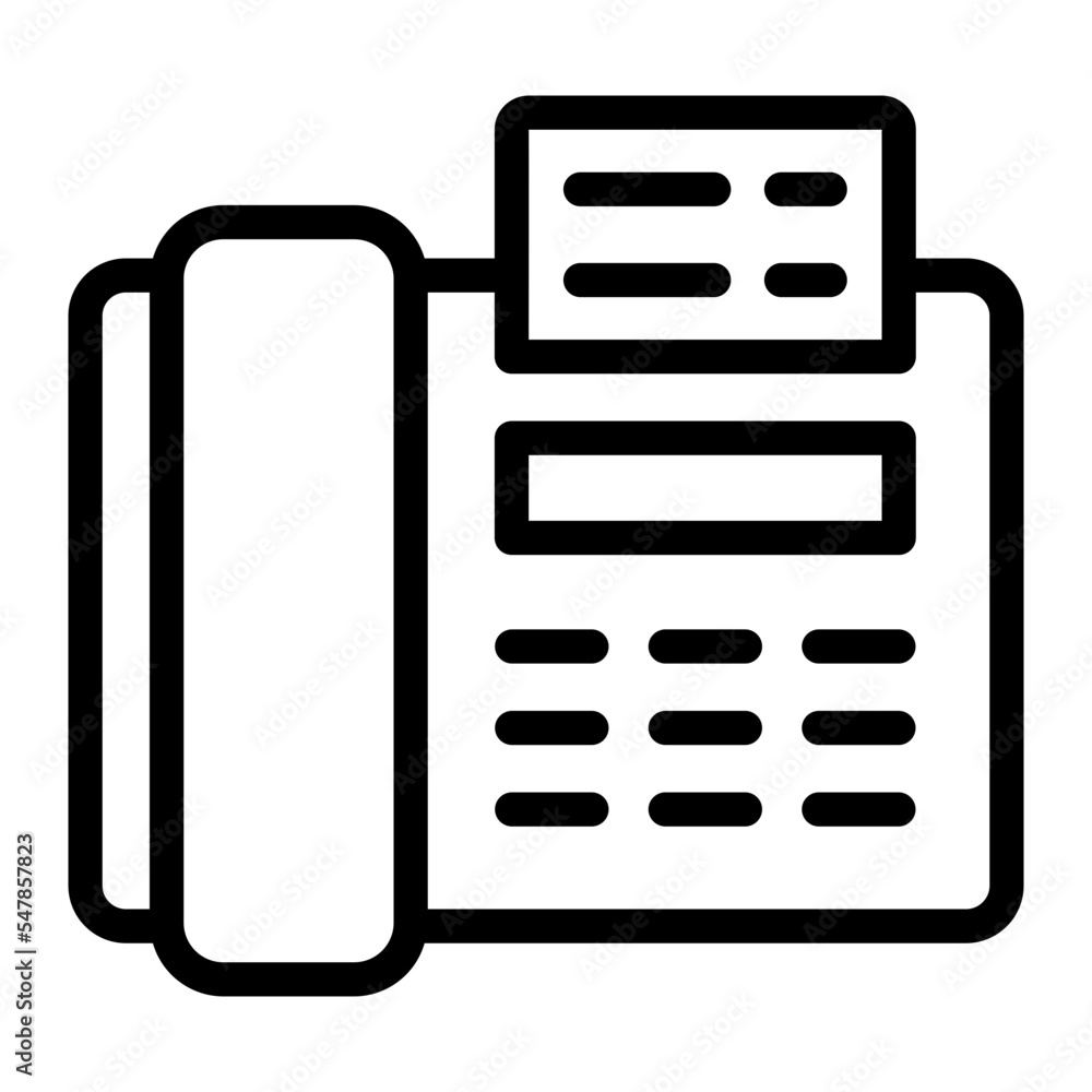 fax line icon fax line icon