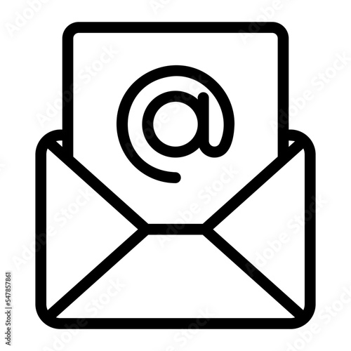 mail line icon