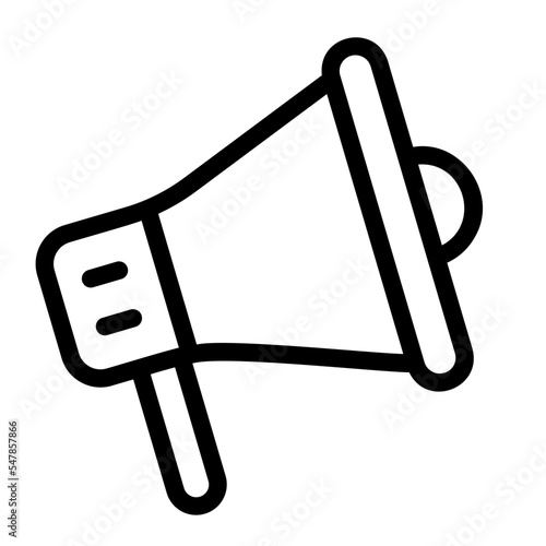 megaphone line icon