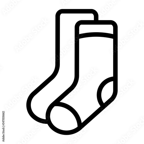 socks line icon