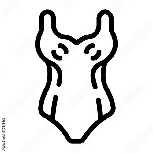 swimsuit line icon