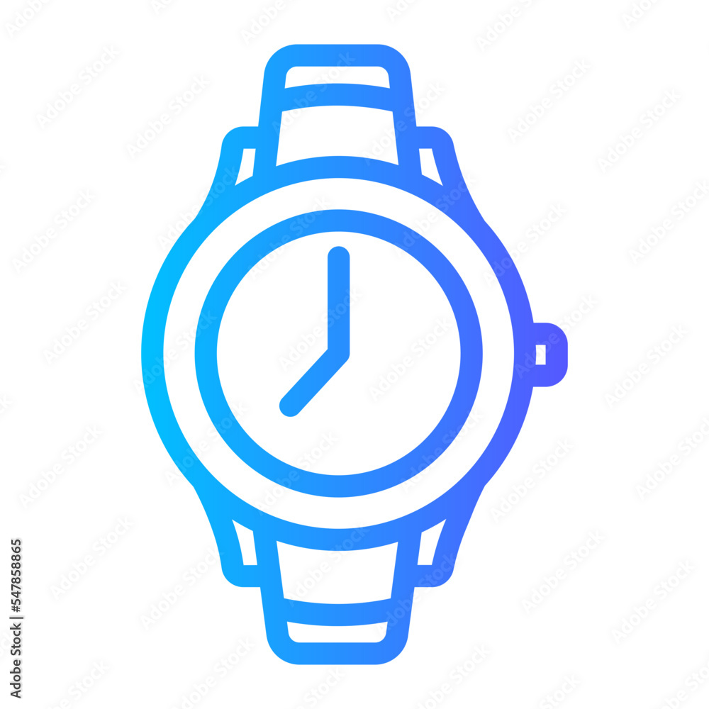 hand watch gradient icon