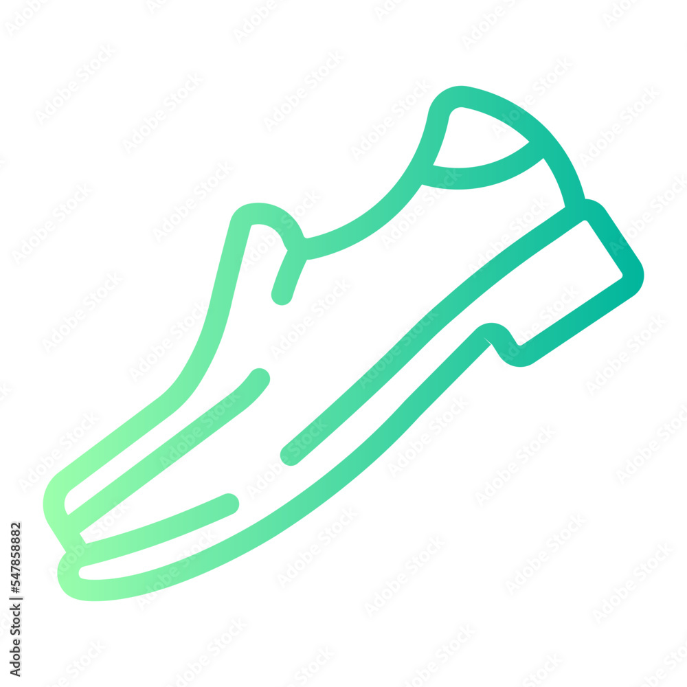 shoes gradient icon shoes gradient icon