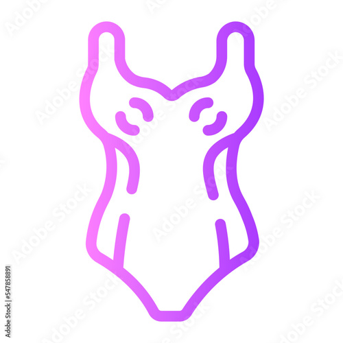 swimsuit gradient icon