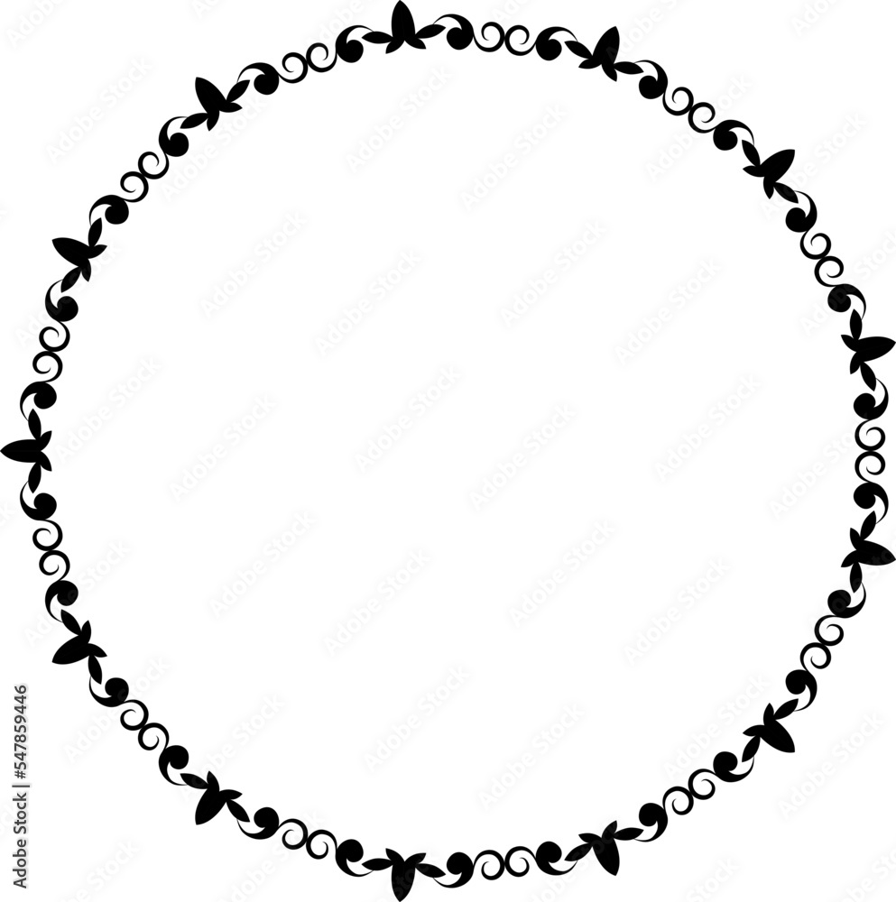 Naklejka premium vector frames black on a white background
