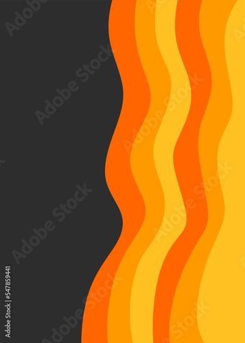 Simple background with gradient wavy line pattern and with some copy space area