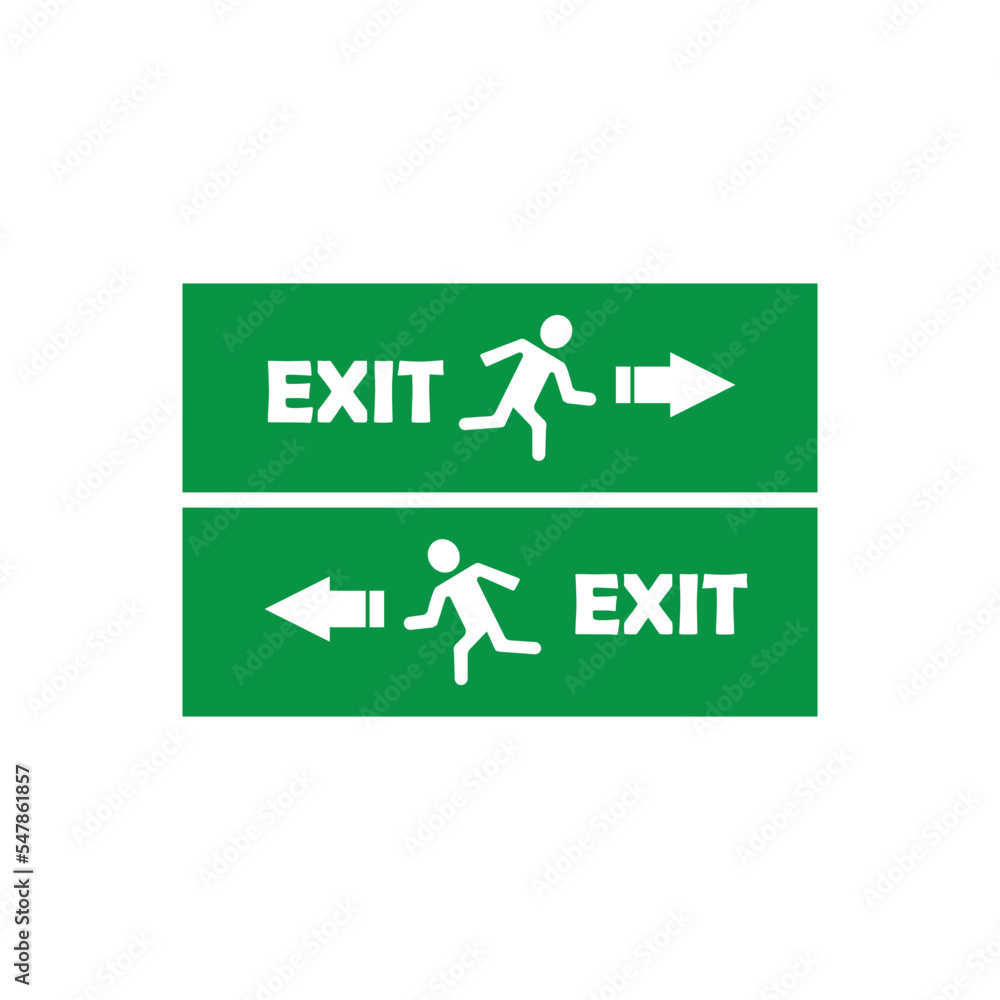emergency evacuation route icon emergency evacuation route icon