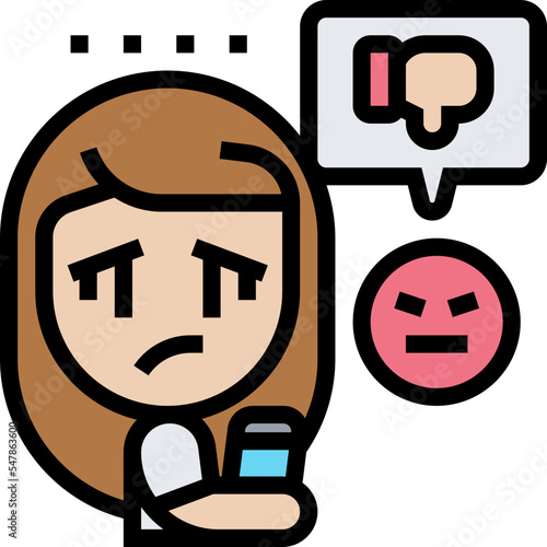 Cyberbullying icon