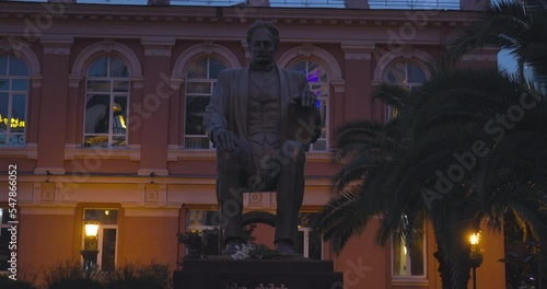 Batumi, Adjara, Georgia. Monument Of Memed Abashidze. Georgian Politician, Writer And Public Benefactor. Victim Of Joseph Stalins Great Purge One Of Architects Of Regions Autonomy Within Georgia. photo