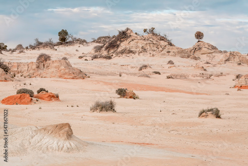 Australian desert sands and colourful ochres