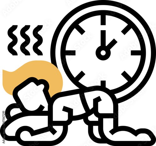 exhaustion icon