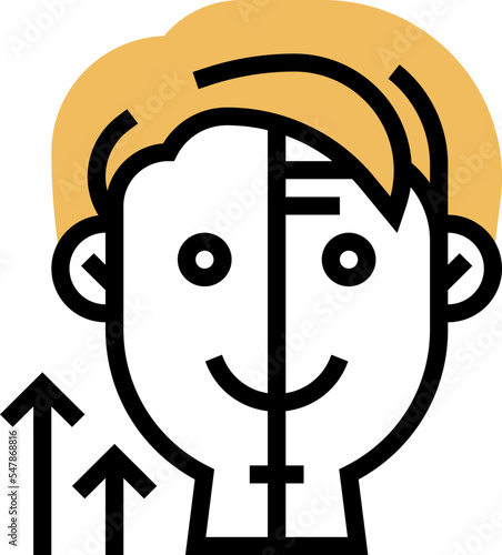 forehead icon