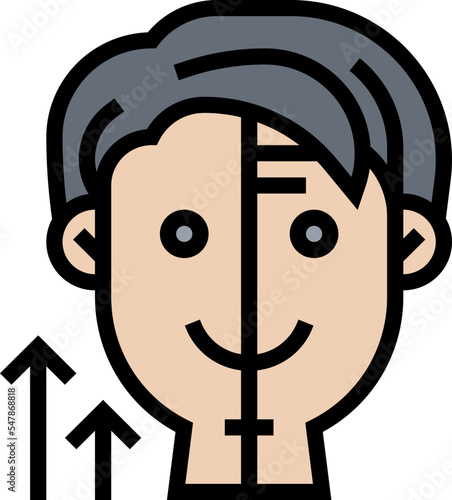 forehead icon