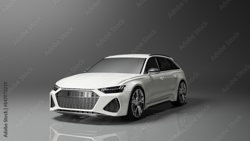 Obraz premium Electric vehicle EV modern car. save ecology alternative energy sustainable of future 3D rendering
