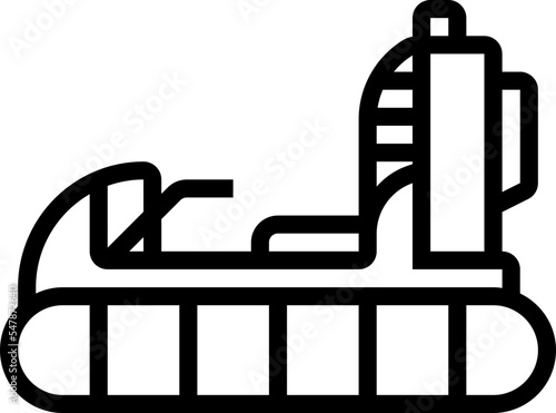 Bilde på lerret hovercraft icon