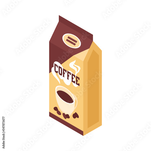Isometric Coffee Package