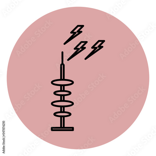  lightning rod icon