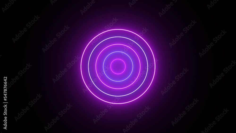 Abstract background with glow circles video 4K Abstract background with glow circles video 4K