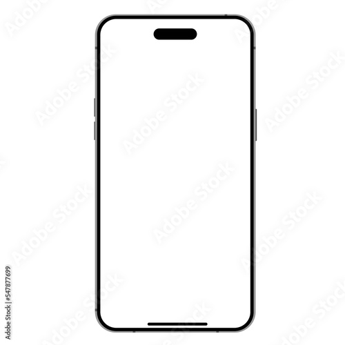 Smartphone 14 pro - selfdrawn mock up template photo