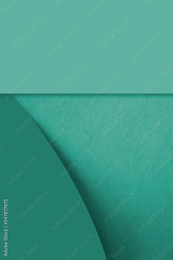 Rectangular In Paper Example Textured and plain papers forming a curve and vertical blank rectangle ...