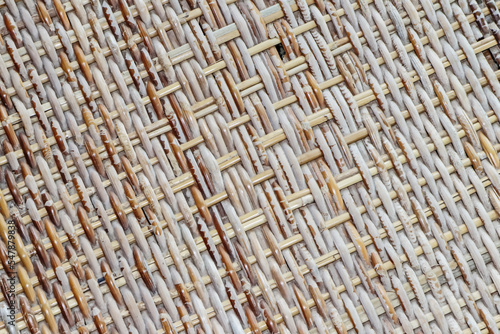 Detail of the rattan weave