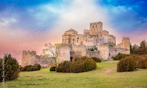 Loarre castle in Spain,  Huesca province photo