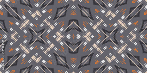Ikat Floral Scandinavian embroidery, ikat seamless pattern tribal art, Ancient style Digital textile Asian Design ancient art for Prints Fabric saree Mughal Swaths texture Kurti Kurtis Kurtas