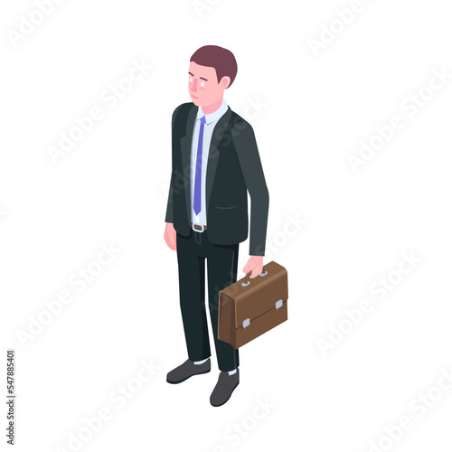Isometric Law Attorney Composition