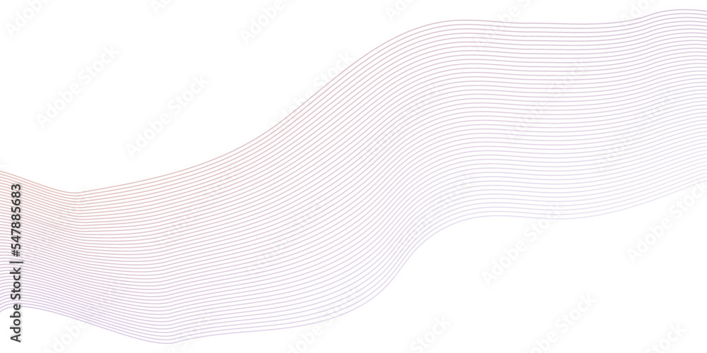 Abstract wave element line art vector illustration isolated on white background. Can be used medical , arm , care , body.