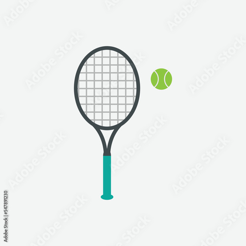 Tennis Icon. Sport Concept, Web Design Isolated © MAli