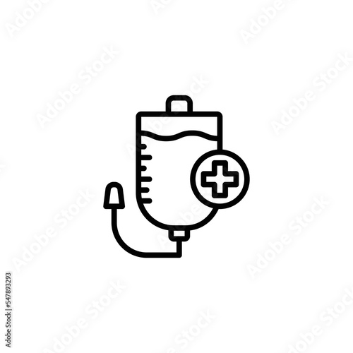Infuse icon. outline icon