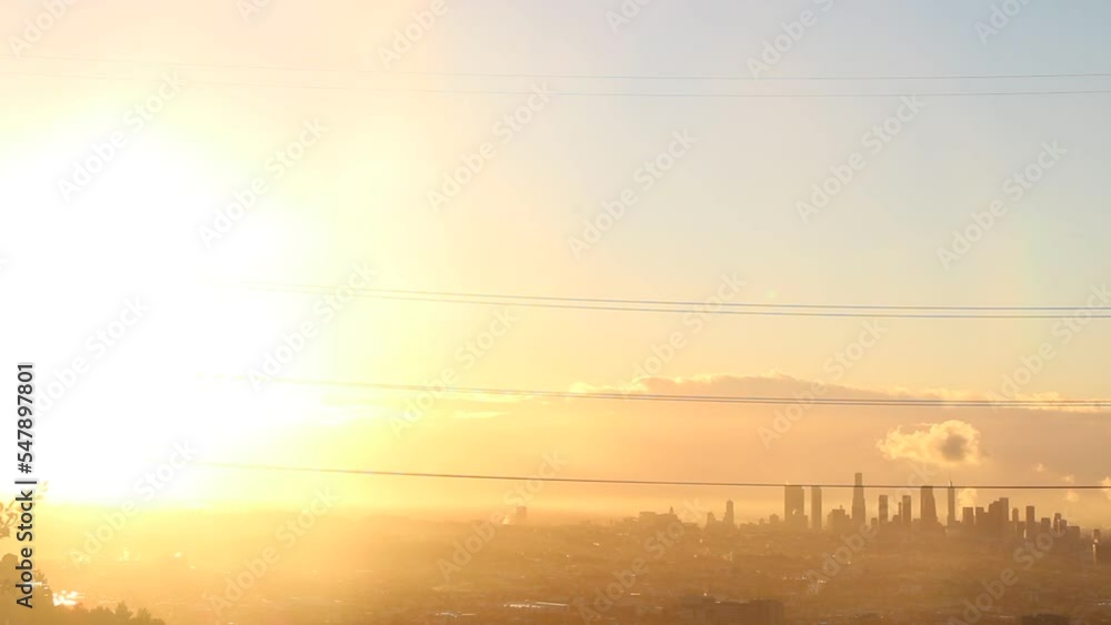 No color grade was needed for this set of clips. The sunrise after a