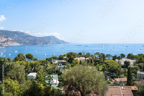 Bay of Villefranche Sur Mer, Cote d`Azur, France