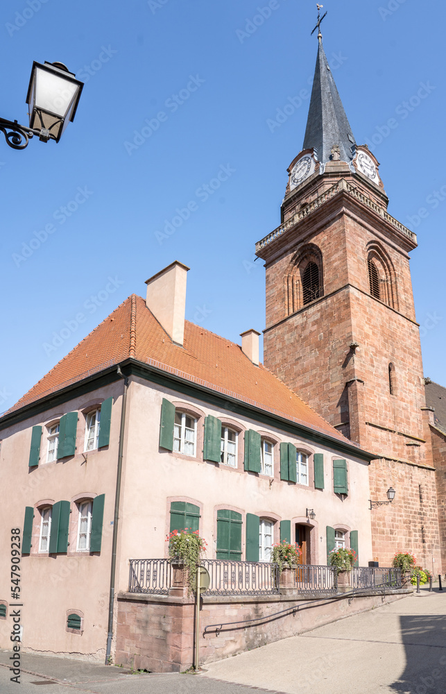 Obraz premium Half-timbered houses in Bergheim, Alsace, France