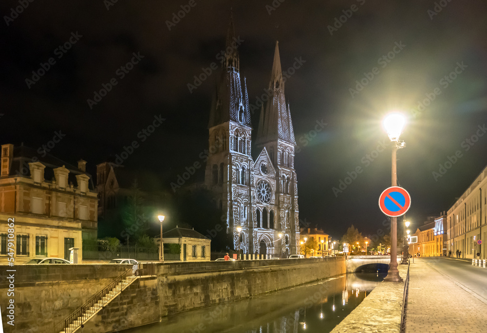 Fototapeta premium Notre-Dame-en-Vaux in Châlons-en-Champagne, France.