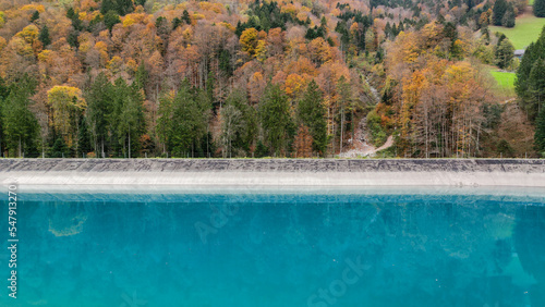 Fototapeta Naklejka Na Ścianę i Meble -  Autumnal landscape on the Swiss alps