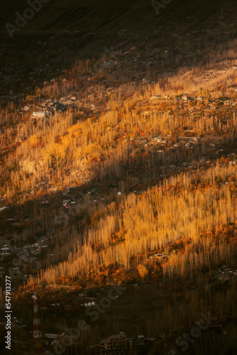 Autumn at the most beautiful valley in Hunza Valley - Pakistan