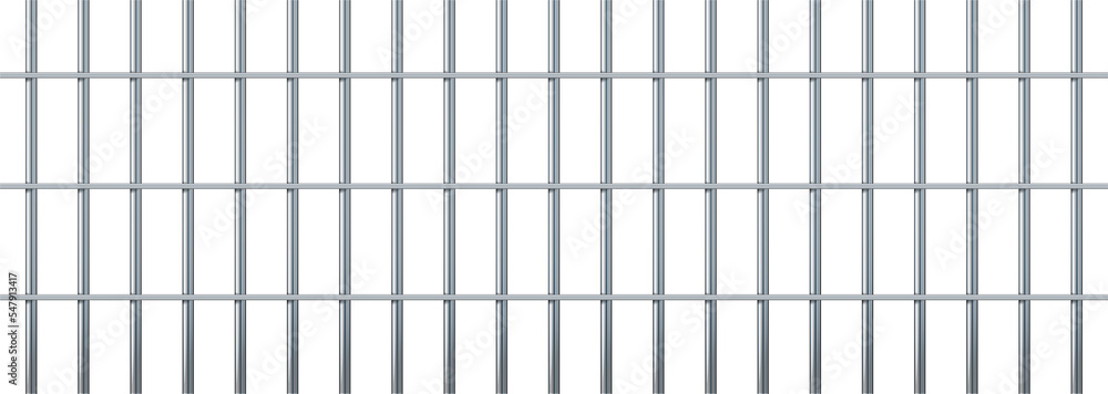 Realistic prison metal bars. Prison fence jail. Iron jail cage. Template design for criminal or sentence. Vector illustration Realistic prison metal bars. Prison fence jail. Iron jail cage. Template design for criminal or sentence. Vector illustration