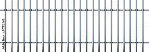 Wallpaper Mural Realistic prison metal bars. Prison fence jail. Iron jail cage. Template design for criminal or sentence. Vector illustration Torontodigital.ca