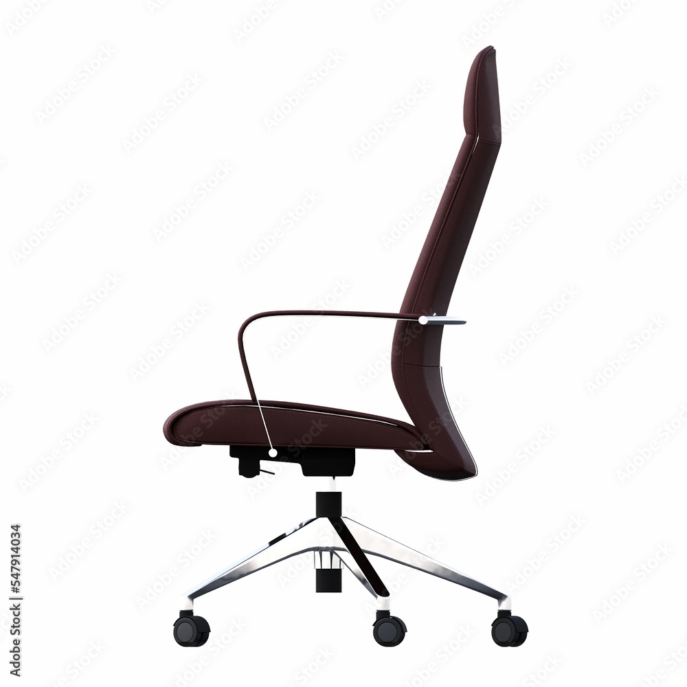office chair isolated on white background, interior furniture, 3D illustration, cg render office chair isolated on white background, interior furniture, 3D illustration, cg render