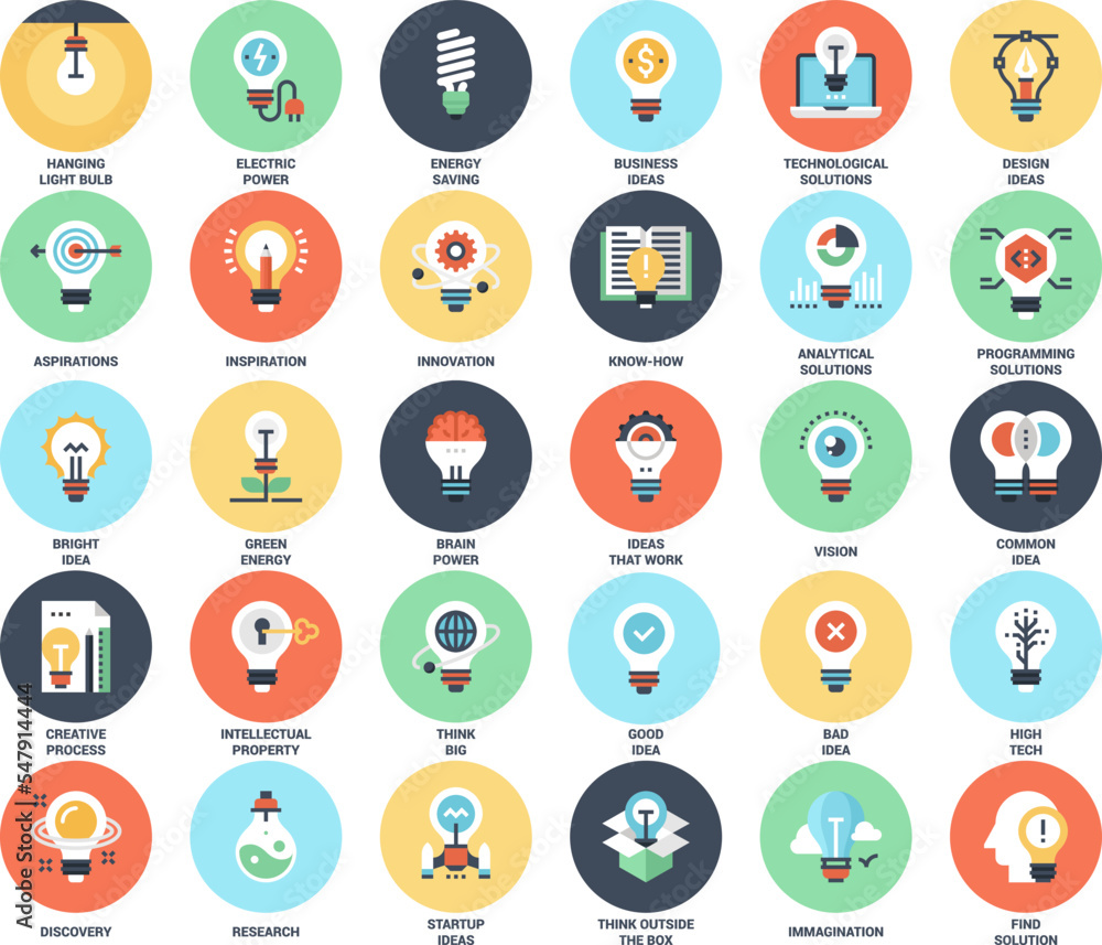 Vector set of light bulbs flat line web icons. Each icon with adjustable strokes neatly designed on pixel perfect 48X48 size grid. Fully editable and easy to use. Vector set of light bulbs flat line web icons. Each icon with adjustable strokes neatly designed on pixel perfect 48X48 size grid. Fully editable and easy to use.