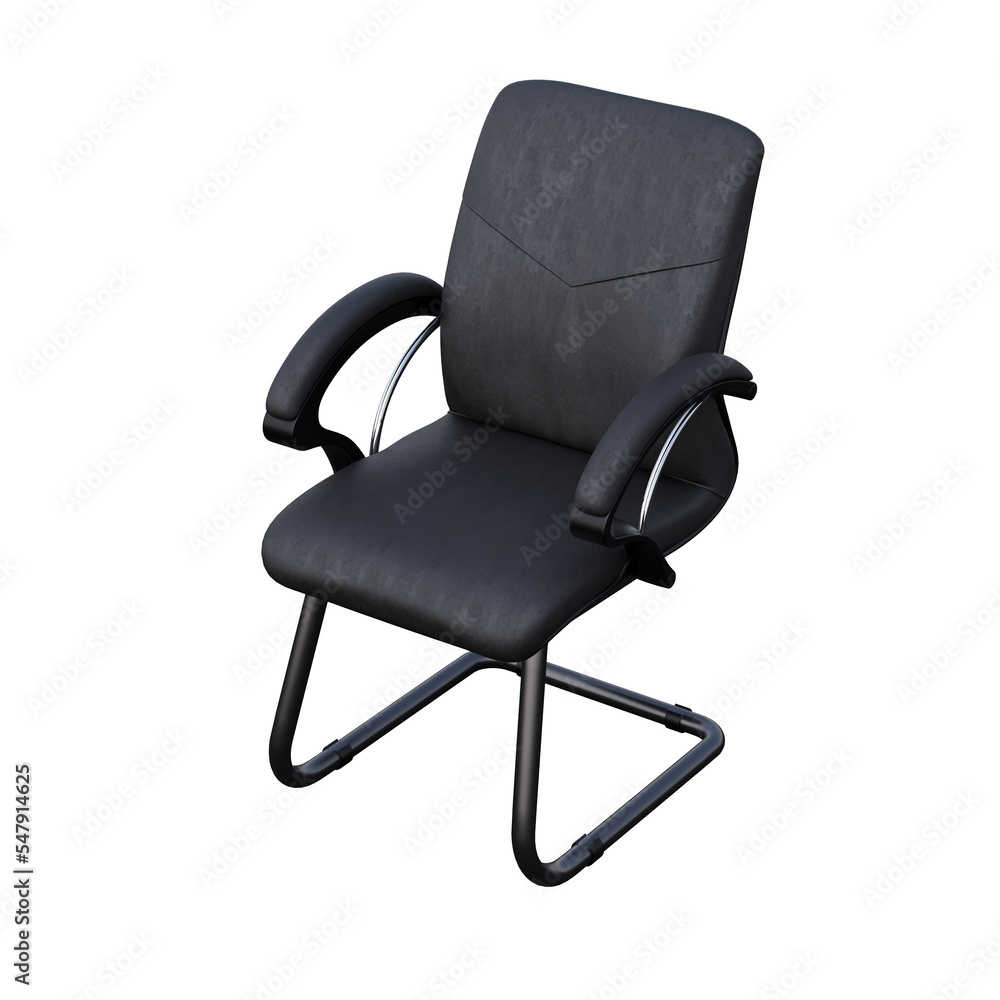 office chair isolate on a transparent background, interior furniture, 3D illustration, cg render office chair isolate on a transparent background, interior furniture, 3D illustration, cg render
