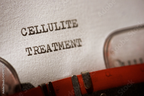 Cellulite treatment concept