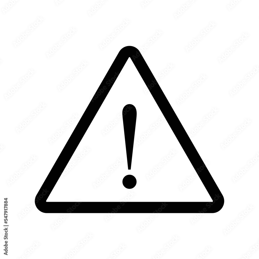 silhouette caution sign icon, a simple flat design silhouette caution sign icon, a simple flat design